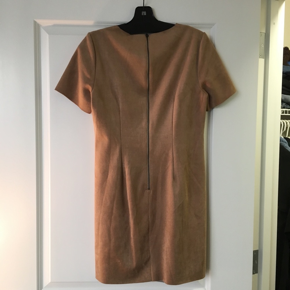 Faux Suede Shift Dress - Picture 4 of 6
